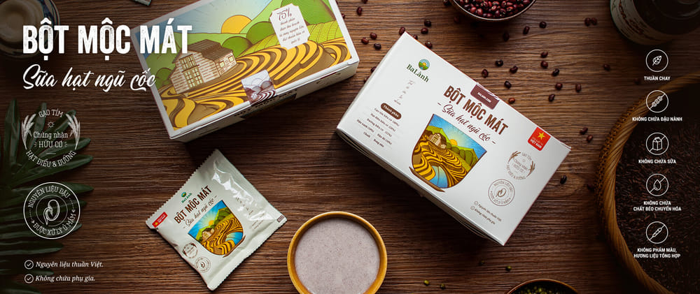 Bột Mộc Mát Sữa Hạt Ngũ Cốc
